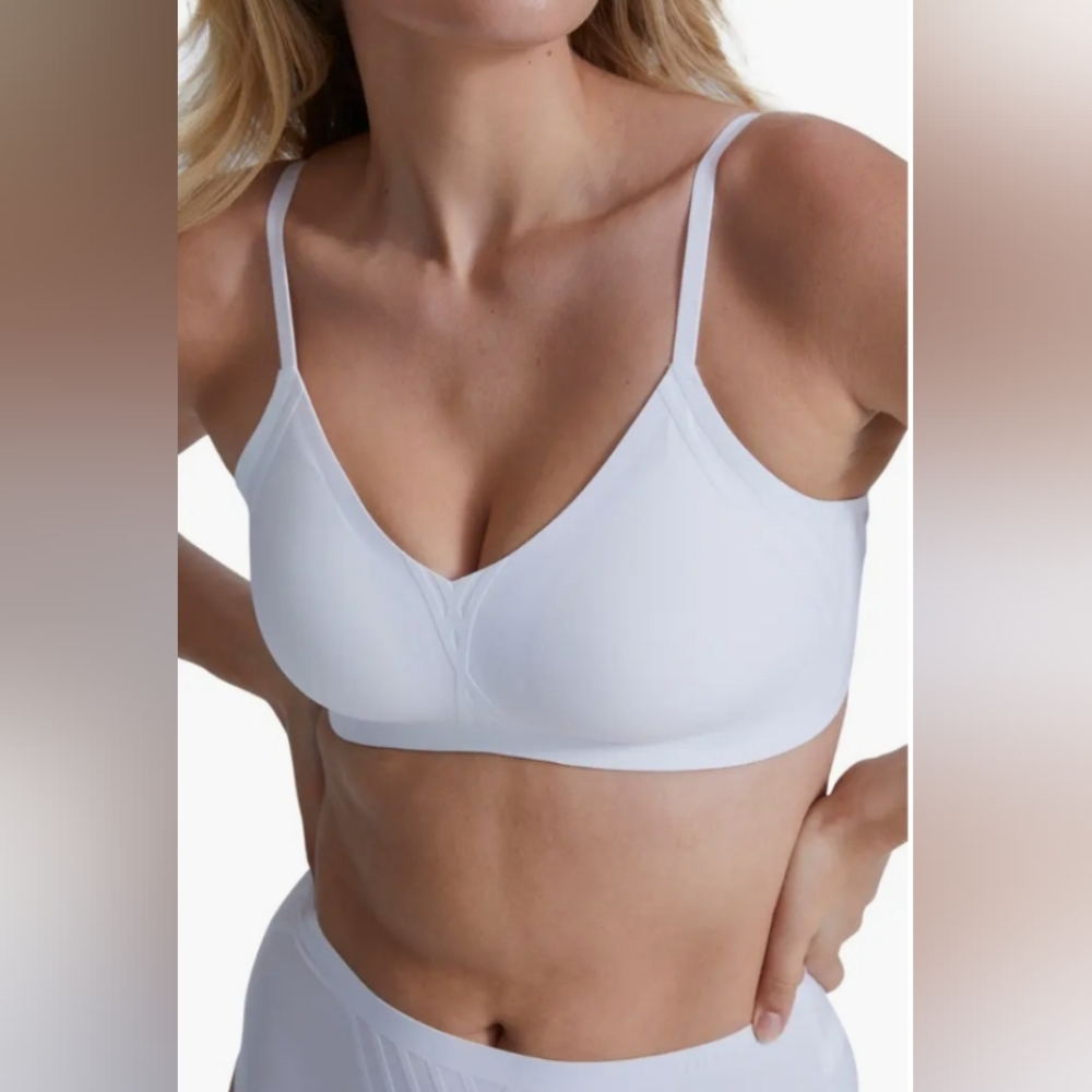 Honeylove Large Silhouette Bra White